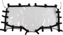 MOOSE OFFROAD Rear Windscreen - Talon 4 HT4RW-11