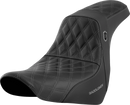 SADDLEMEN Pro Series SDC Performance Seat - w/o Backrest - Gray Stitch - FL/FX '18-'20 SC81829GRE