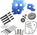 S&S CYCLE Cam Chest Kit without Cams - Gear Drive - Oil Cooled - Black Pushrods - Twin Cam 310-1268