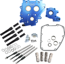 S&S CYCLE Cam Chest Kit without Cams - Chain Drive - Black Pushrods - Twin Cam 310-1272