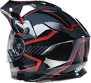 Z1R Range 2.0 Snow Helmet Rotor Black/Red XL – Versatile Dual-Sport Snow Helmet with Anti-Fog Shields and Sun Visor