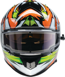 Z1R Warrant Snow Helmet Neuron Orange/Green Medium Part 0101-17225