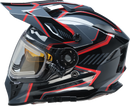 Z1R Range 2.0 Snow Helmet Rotor Black/Red XL – Versatile Dual-Sport Snow Helmet with Anti-Fog Shields and Sun Visor