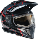 Z1R Range 2.0 Snow Helmet Rotor Black/Red XL – Versatile Dual-Sport Snow Helmet with Anti-Fog Shields and Sun Visor
