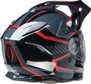 Z1R Range 2.0 Snow Helmet Rotor Black/Red XL – Versatile Dual-Sport Snow Helmet with Anti-Fog Shields and Sun Visor