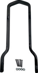 DRAG SPECIALTIES Square Sissy Bar - Tall - Black - 12.5" H x 7.5" W X08-0041GBT