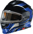 Z1R Solaris 2.0 Helmet - First Tracks Electric Dual Pane Shield - XS - Black/Blue | Part 0120-0831