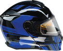 Z1R Solaris 2.0 Helmet - First Tracks Electric Dual Pane Shield - XS - Black/Blue | Part 0120-0831