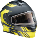 Z1R Solaris 2.0 Helmet First Tracks Electric Dual Pane Shield with Sun Visor for XS Size
