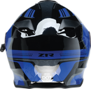 Z1R Solaris 2.0 Helmet First Tracks Electric Dual Pane Shield - Black/Blue, 2XL (Part