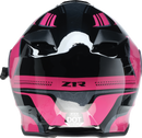 Z1R Solaris 2.0 Helmet - First Tracks Electric Dual Pane Shield - Black/Pink XS (Part