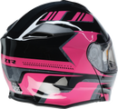 Z1R Solaris 2.0 Helmet - First Tracks Electric Dual Pane Shield - Large Black/Pink 0120-0846