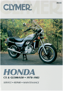 CLYMER Manual - Honda - CX / GL500-650 Twins CM335