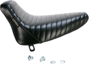 LE PERA Bare Bones Solo Seat - Pleated - Black - Softail '84-'99 LN-007PT