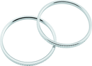 Kuryakyn Knurled Accent Rings Chrome Pair for Motorcycle Grips Part 6220