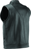 Kuryakyn Leather by River Road Vandal Club Vest in Black – Small