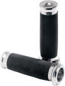 Performance Machine Contour Renthal Wrapped Grips - Chrome (Part
