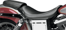 LE PERA Bare Bones Pillion Pad - Smooth - Black - FL/FXD '06-'17 LGK-001P