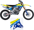 FACTORY EFFEX Candy Chrome Series Shroud/Airbox Graphics Kit - Suzuki - RMZ 250/450 27-03402
