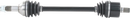 MOOSE OFFROAD Axle Kit - CV/Complete - OEM Replacement - Standard - Rear Left/Right - Commander/Maverick CAN-7096