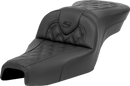 SADDLEMEN Roadsofa™ Seat - without Backrest - Lattice Stitch - XL '04-'22 807-03-182