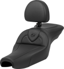 SADDLEMEN Roadsofa™ Seat - with Backrest - Black - XL '04-'22 807-11-187BR