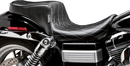 LE PERA Cherokee Seat - Diamond Pleated - Black - FXDWG '96-'03 LN-023DM