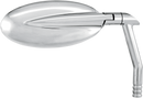 PERFORMANCE MACHINE (PM) Vision Side View Oval Mirror - Chrome - Left/Right 0064-2029-CH