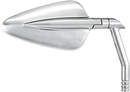 PERFORMANCE MACHINE (PM) Arrow XL Side View Mirror - Chrome, Left/Right, Part Number 0064-2032-CH