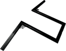 LA CHOPPERS 1" Old School Handlebar - Web Z - 12" - Black LA-7380-W12B