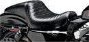 LE PERA Daytona Seat - Without Backrest - Pleated - Black - XL '04-'23 LK-542PT