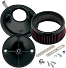 S&S CYCLE Super Stock™ Stealth Air Cleaner Kit - Black 170-0176