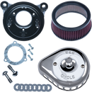 S&S CYCLE Mini Teardrop Stealth Air Cleaner Kit - Chrome 170-0437
