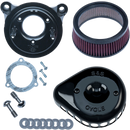 S&S CYCLE Mini Teardrop Stealth Air Cleaner Kit - Gloss Black 170-0438