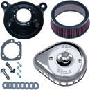S&S CYCLE Mini Teardrop Stealth Air Cleaner Kit - Chrome 170-0441