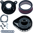 S&S CYCLE Mini Teardrop Stealth Air Cleaner Kit - Gloss Black 170-0442