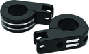 Bikers Choice Black Billet Highway Peg Mounts for 1.25 Inch Engine Guards – Universal Custom Fit