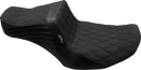 LE PERA Tailwhip Seat - Double Diamond w/ Gripper - FLH/FLT '23-'25 LV-587DDGP