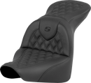SADDLEMEN RoadSofa™ Seat - Lattice Stitch - without Driver Backrest - FLFB/FXBR '18-'24 818-27-182