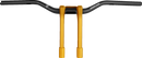 PERFORMANCE MACHINE (PM) Phatbar & Riser Kit - Internal Wiring - 9 inches - Gold Ops 0208-2195M-SMG