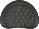 SADDLEMEN RoadSofa™ Sissy Bar Pad - Honeycomb - Gold Stitching 051349GOL