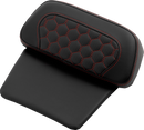 SADDLEMEN Chopped Tour Pak Pad - Honeycomb - Red Stitching - FLH/FLT '14-'24 814-07C-HC-RED