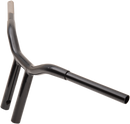 LA CHOPPERS Kage Fighter Welded Straight-Riser Handlebar - One Piece - 10" - Black LA-7337-10B