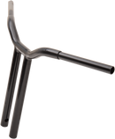 LA CHOPPERS Kage Fighter Welded Straight-Riser Handlebar - One Piece - 16" - Black LA-7337-16B