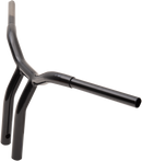 LA CHOPPERS Kage Fighter Welded Bent-Riser Handlebar - One Piece - 12" - Black LA-7338-12B