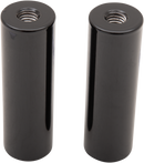LA CHOPPERS Kage Fighter Handlebar Risers - 4" - Black LA-7335-04RB
