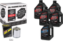 MAXIMA RACING OIL Sportster Synthetic 20W-50 Oil Change Kit - Chrome Filter 90-119015PC