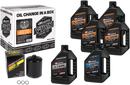 MAXIMA RACING OIL Evolution Mineral 20W-50 Oil Change Kit - Black Filter 90-069016PB