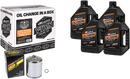 MAXIMA RACING OIL Evo/Sportster Quick Oil Change Kit - Chrome Filter 90-069014PC