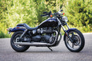 Kuryakyn Teardrop Mirrors Satin Black - Stylish and Functional Powersports Rearview Mirrors